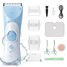 Baby Hair Clippers, Quiet Hair Trimmer for Kids Waterproof Rechargeable
