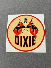 DIXIE GASOLINE DECAL