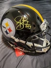 Troy Polamalu Pittsburgh Steelers Autographed Football Helmet Fanatics Authentic