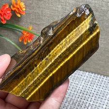  Tiger's eye stone Specimen mineral rock Healing stone Madagascar 144g  AP369