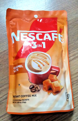 Nescafe 5 Serve Caramel Latte Instant Coffee Mix Brew Father Barista Treat Gift