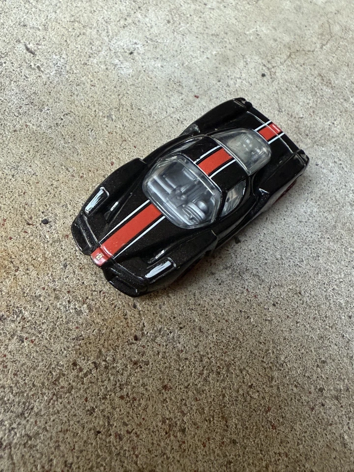 Hot Wheels Enzo Ferrari 2002 Mattel Red Lines Negro Naranja Blanco Raya 1:64 Foto 4 de 4