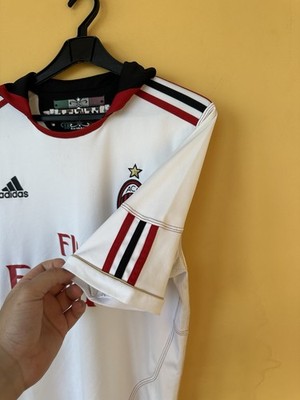 Adidas AC MILAN 2010 2011 AWAY FOOTBALL SHIRT SOCCER JERSEY Men Sz
