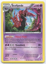 Scolipede 74/149 Boundaries Crossed Holo Rare Pokemon Card on eBay