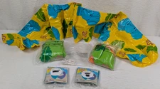 3 Inflatable Blow Up Noodles and 2 Balls Swim Pool Beach Summer