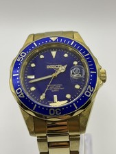 Invicta Men Pro Diver 18k Gold Plated Bracelet WR 200M Quartz Watch Model 8937
