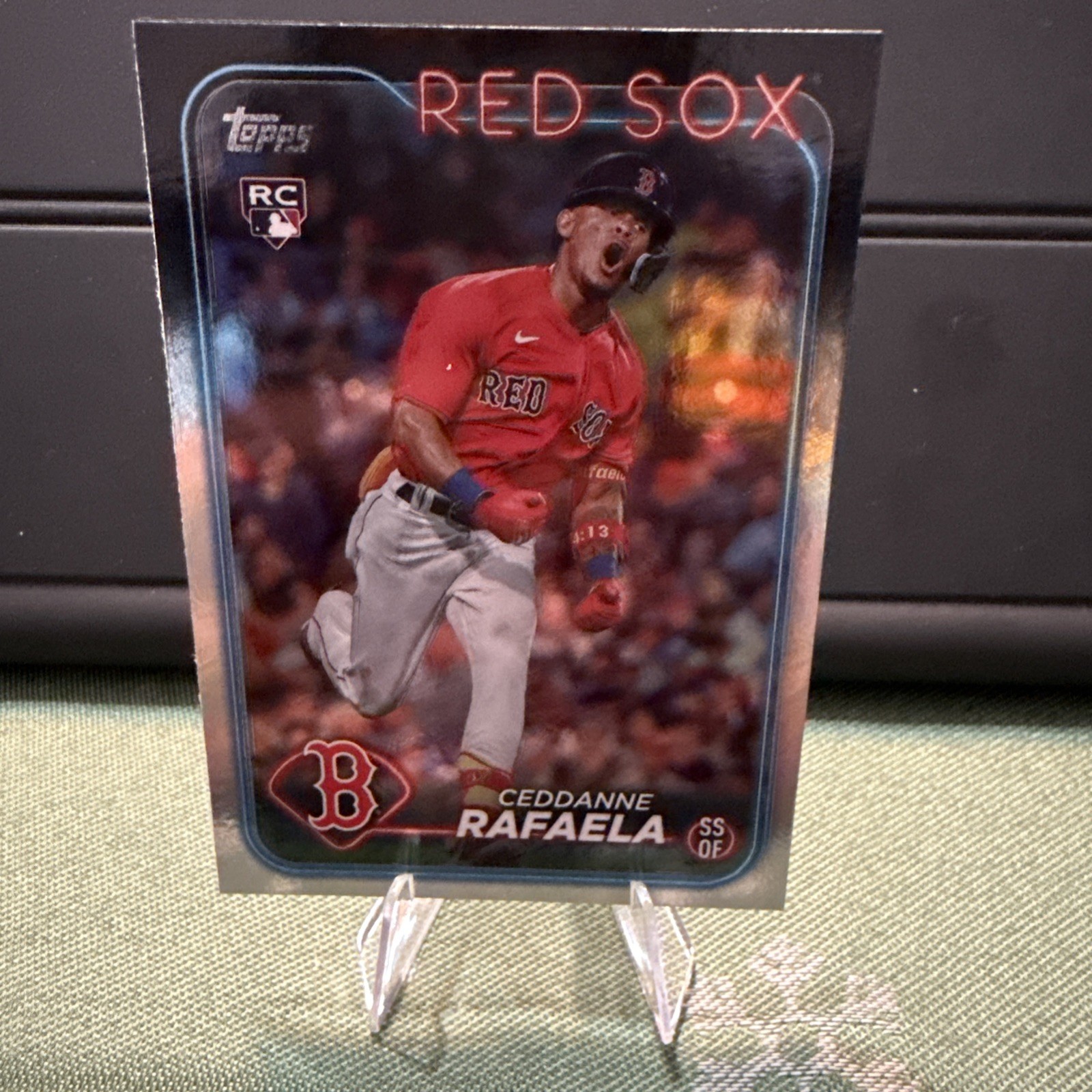 2024 Topps Series 1 - Ceddanne Rafaela #313 Rainbow Foil (RC)