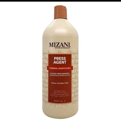 Mizani Press Agent Thermo Glättendes Shampoo 33,8oz 1L Sulfatfrei Neu