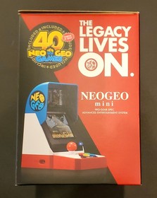 SNK NEO GEO Mini Japanese Version Arcade Game - 40 Games Included - NEW/UNOPENED
