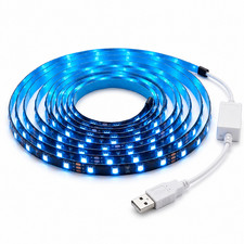 3Pcs 2FT USB LED TV Backlight Strips Pre-Cut Ambient Lights with Remote
