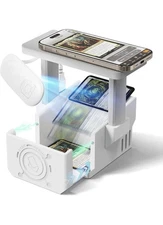 Card Scanner Pro for Trading Cards – MTG Card Scanner Stand with LED Light an...