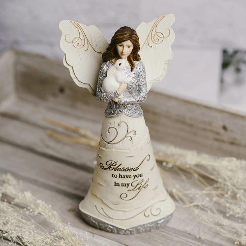 Angel Holding Rabbit Blessed To Have You In My Life 7.5
