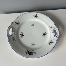 Vintage Porcelain Sandwhich Plate Birds Design