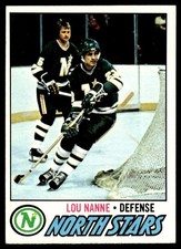 1977-78 Topps Vintage NHL Hockey Lou Nanne Minnesota North Stars #36