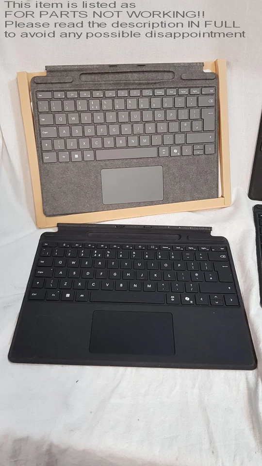 FOR PARTS! Job Lot 5x Microsoft 1864 Surface Pro 11 X 9 8 Signature Keyboard Cov - Image 4 of 4