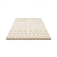 Giselle Bedding Latex Mattress Topper 5cm Thick Cooling Pad for Side Sleepers