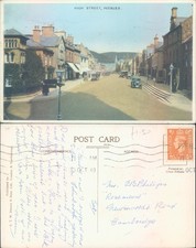 High Street Peebles ETW Dennis Sons 1949 postmark Cities Towns Architecture