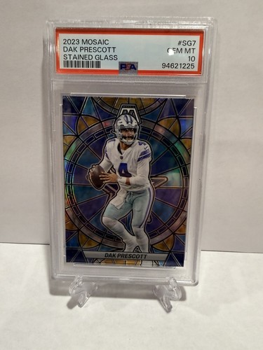 Dak Prescott #SG-7 2023 Panini Mosaic Stained Glass card