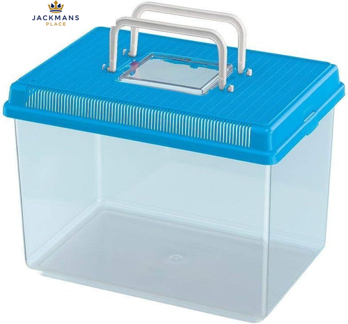 Ferplast Plastic Fish Aquarium GEO Large Tank 6 Large, Blue