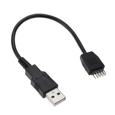 USB 2.0 Type A Male to 9 Pin USB Header Cable, 9 Pin Male Motherboard Cable5408