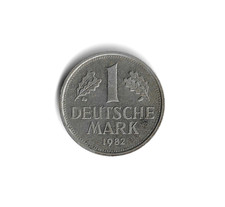 1982 Germany - 1 Deutsche Mark - 717 - Copper Nickel - 5.5g