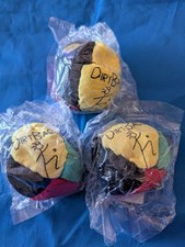 World Footbag Dirtbag 3 Bags 8 Panel Sand Filled Hacky Sack New