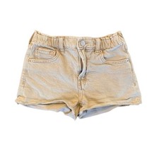 Gap-Girlfriend-High Rise-Jean Shorts-Stretch-Denim-Cotton-Khaki-Tan-Girls-8