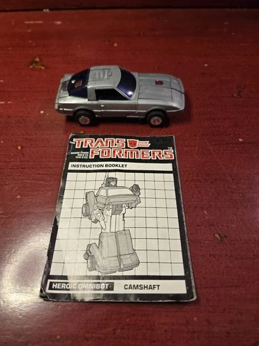 Transformers G1 Camshaft Action Figure Loose With Manual