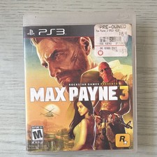 Rockstar Max Payne 3 (Sony PS3) M Mature Shooter Multiplayer Case/Disc/Inserts