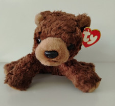 Vintage 1996 TY Beanie Babies Buddy 10" Cocoa Brown Bear Cub Animal Plush Toy
