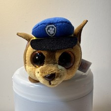 Ty Beanie Boos Teeny Tys 4" Paw Patrol CHASE Stackable Plush Animal Toy