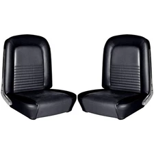 TMI Premium Upholstery Front Buckets Black Standard/Deluxe Interior Coupe/Con...