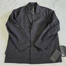 Lululemon Relaxed-Fit Twill Blazer BLK Black Men's Size Large