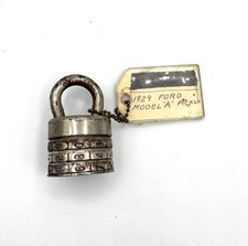 1929 Ford Model A Pickup Combination Key Lock Works