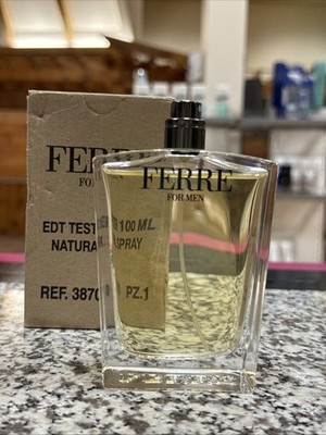 NIB Gianfranco Ferre 100ml / 3.4 oz  Ferre for Men EDT VINTAGE Rare No Cup T Box