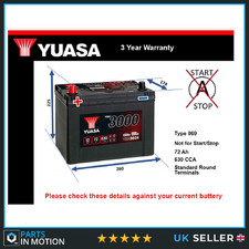 Battery fits ASTON MARTIN DB6 DBS VIRAGE V8 ZAGATO TICKFORD CAPRI 069