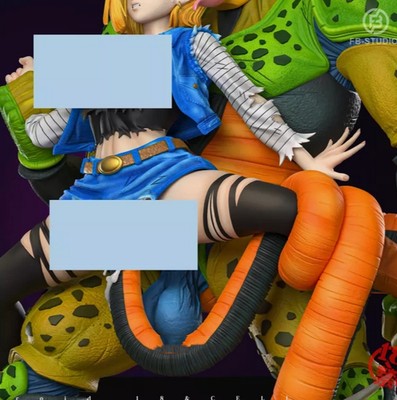 Cell Android 18 Resin FB Studio Dragon Ball Statue 43cm in stock | eBay