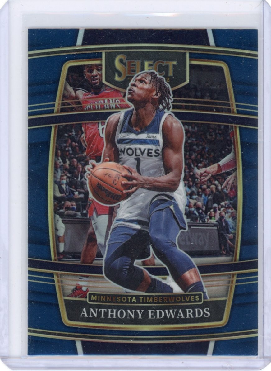Anthony Edwards 2021-22 Select Concourse Silver #49 Minnesota Timberwolves