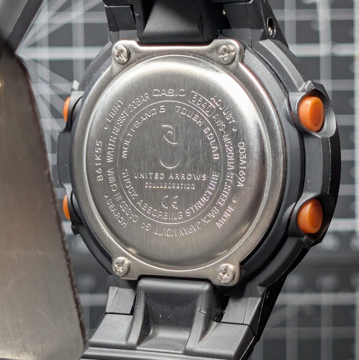 Casio G-Shock UNITED ARROWS AWG-M520 Solar Multiband Analog Digi