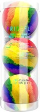 3pc Set 3.5 oz per Bath Bomb PRIDEFUL Rainbow Moisturizing Vegan Cruelty-Free