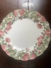 Nikko Fine Tableware "PRECIOUS" Pink Roses Floral 10 7/8" Dinner Plates DENA