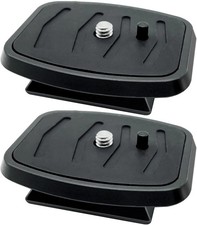 2 Pack 35 mm Tripod Quick Release Plate Camera Tripod Mount Adapter, QR Camer...