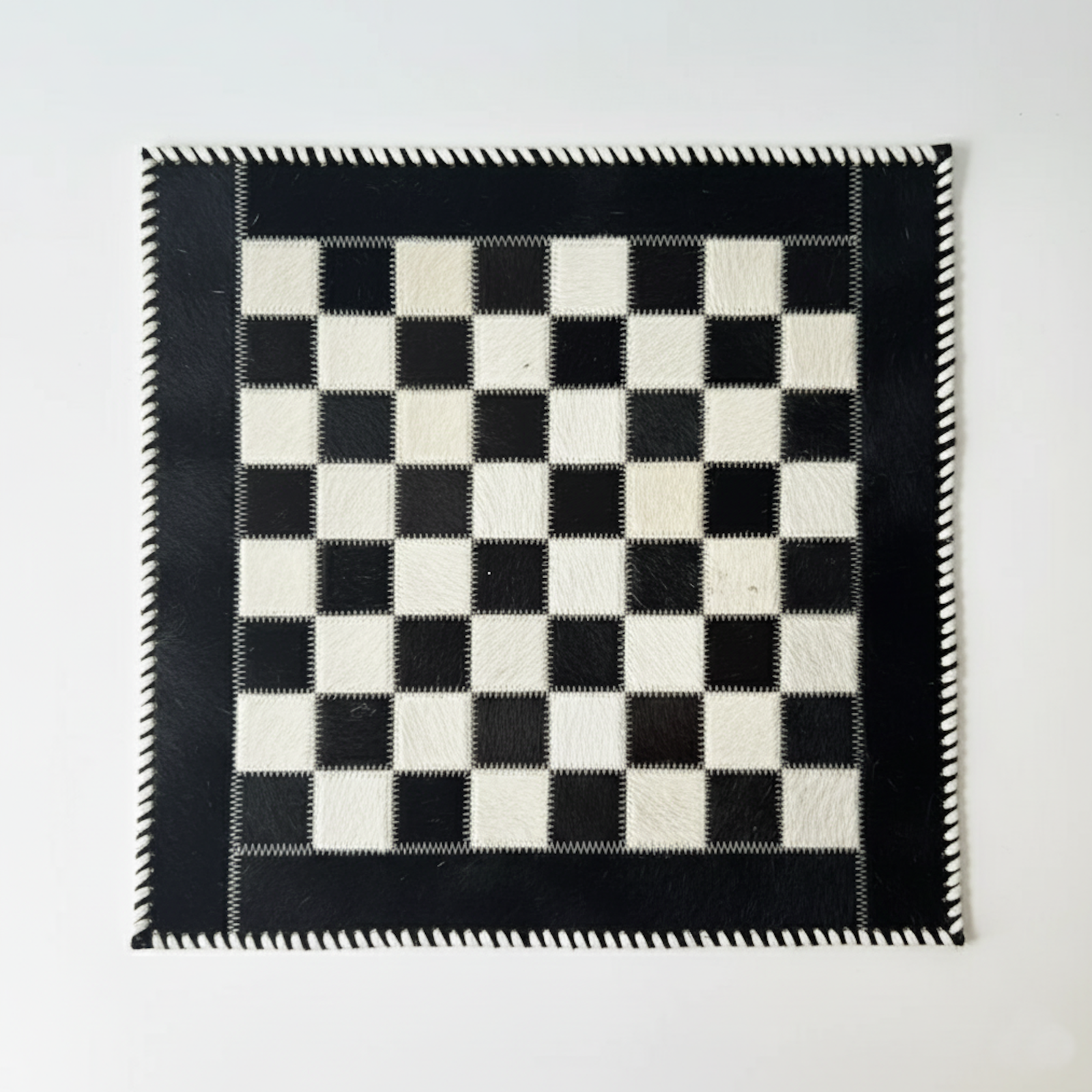 Handmade Cowhide Leather Chess Board 16