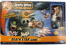 Angry Birds Star Wars Jenga Death Star Game 2012 Hasbro COMPLETE