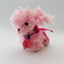 Keel Toys Candy Pink Poodle Dog Puppy Best In Show Soft Toy Cuddly Animal 7”