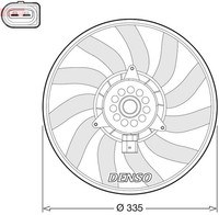 Denso LüFter MotorküHlung MotorlüFter KüHlerlüFter DER02008