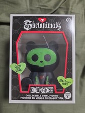 Skelanimals Glow in the Dark Chungkee the bear Series 1 collectible vinyl figure