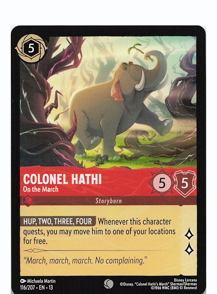 Colonel Hathi - On the March Common Attack of the Vine! 116/207 NM