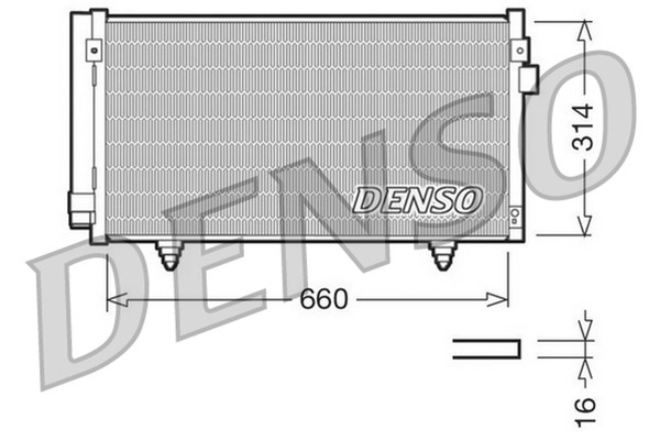 Kondensator Klimaanlage Denso DCN36003 FüR Impreza Forester GR G3 GH XV AWD GH3-image