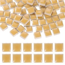 9mm Square Mosaic Tile, 300g Ceramic Mosaic Tile Bulk, Khaki